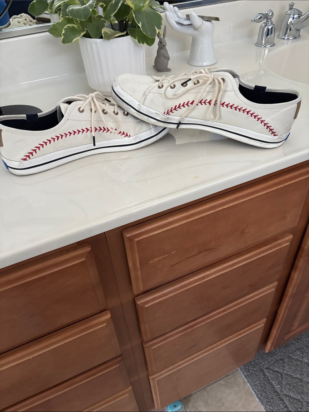 Keds, baseball sneakers.